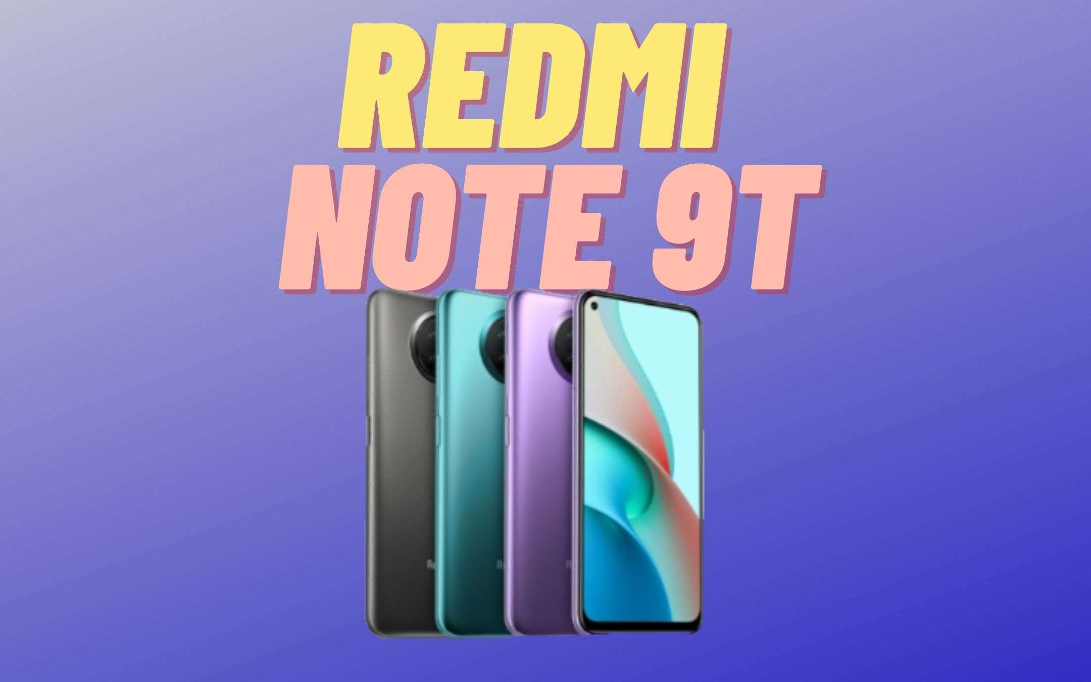Redmi Note 9T con Dimensity 800U: avvistato in rete