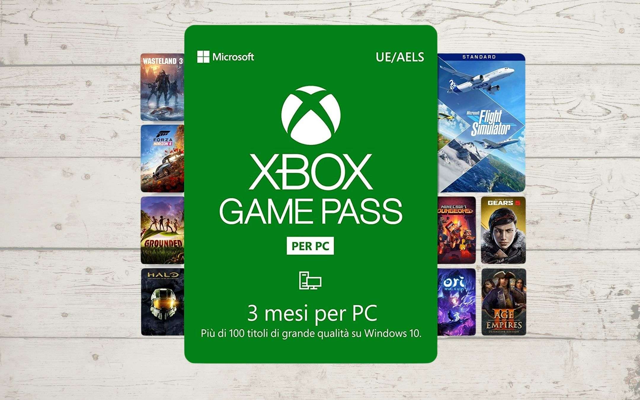 Xbox Game Pass PC: sconto WOW, consegna immediata