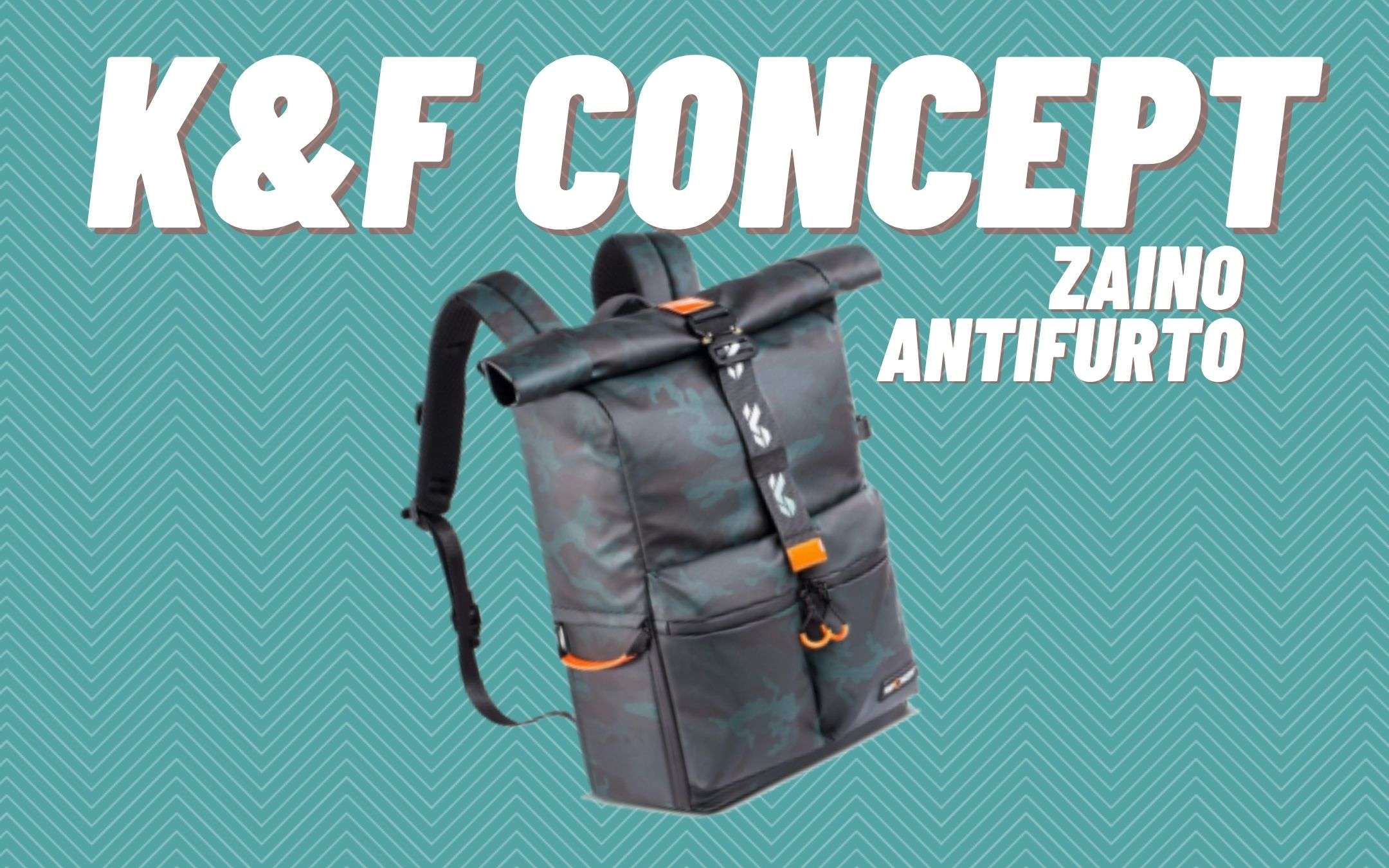 Zaino antifurto K&F Concept: prezzo WOW con COUPON