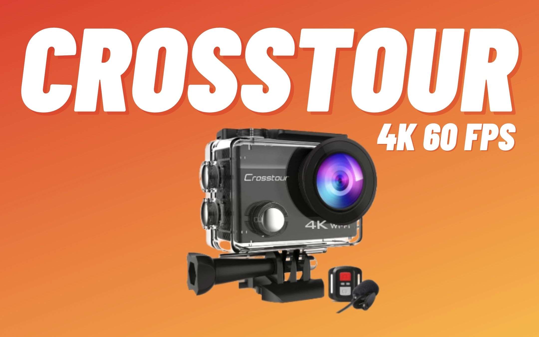Action Cam Crosstour 4K: costa POCHISSIMO! (40€)