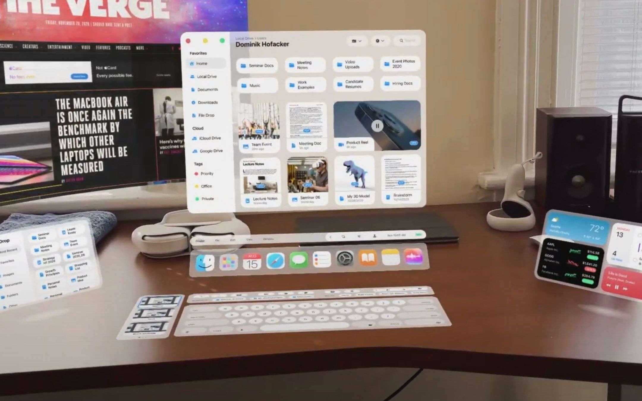 Apple Glass + MacOS: pronto a sognare? (VIDEO)