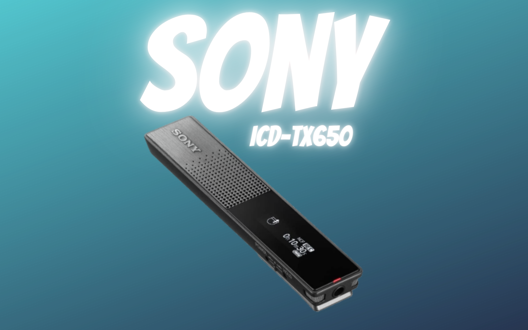 Sony TX650: il registratore vocale ad un prezzo WOW