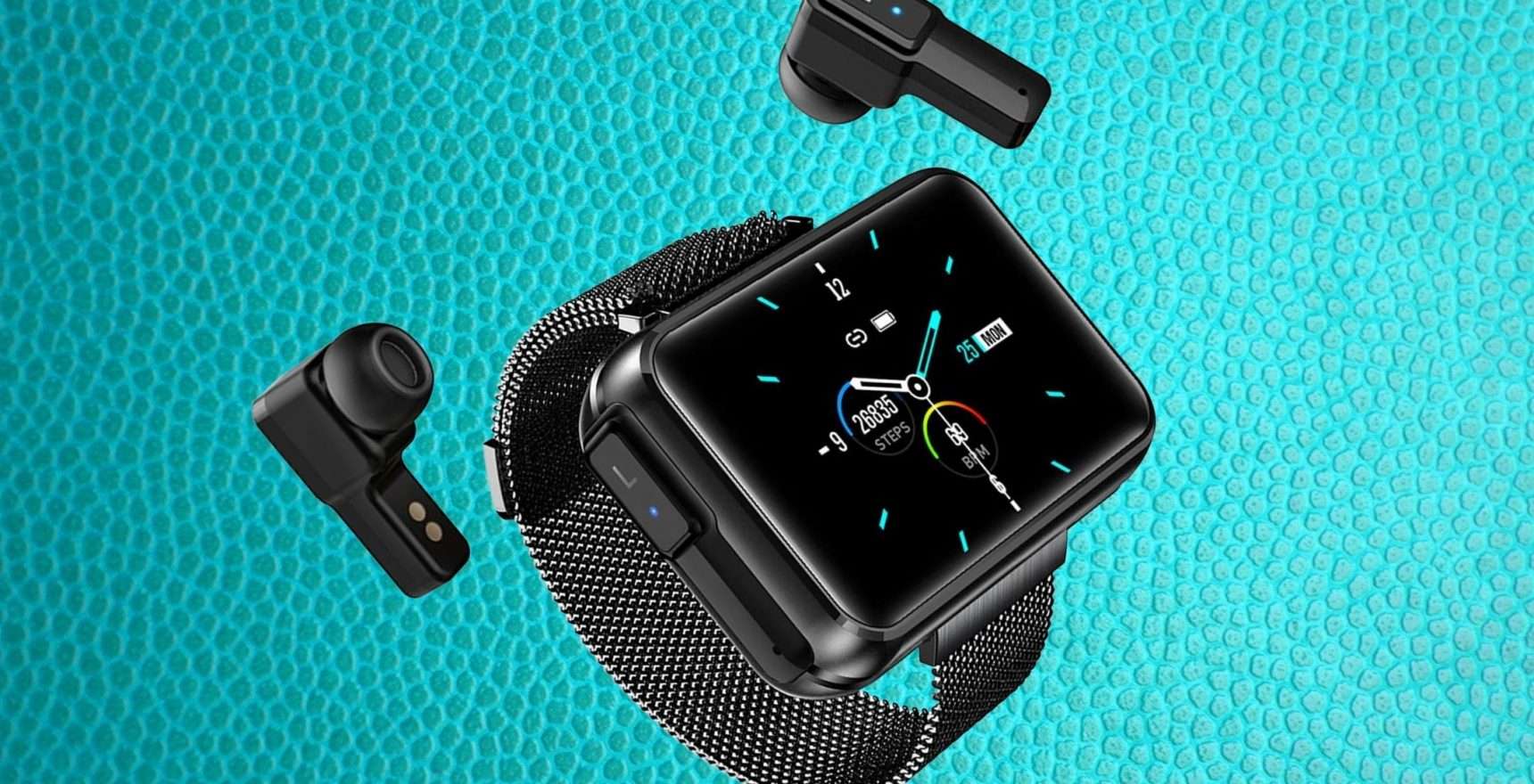 Pazzesco smartwatch con auricolari TWS: prezzo ridicolo