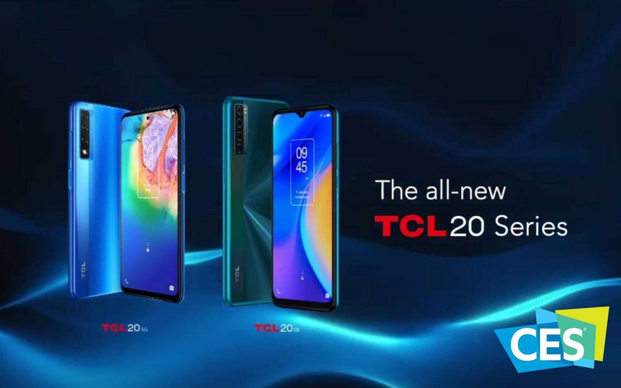 TCL 20 5G e 20 SE: annunciati al CES 2021