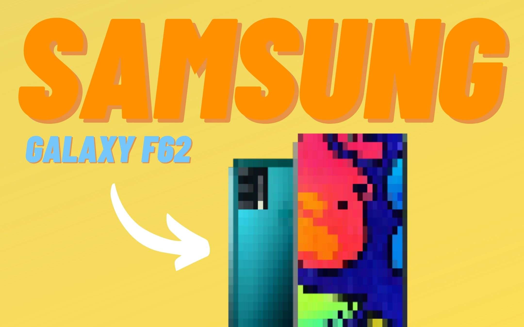 Samsung Galaxy F62: questo il suo design? (FOTO)