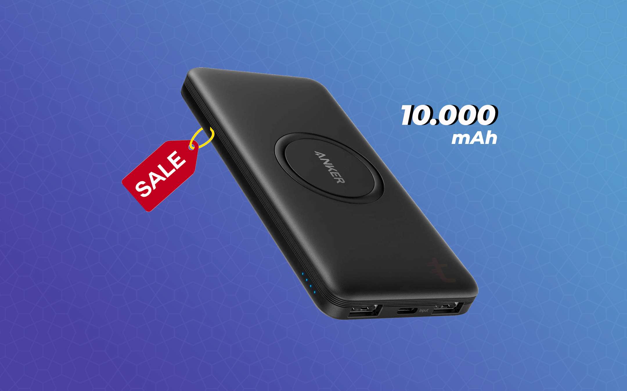 Powerbank Wireless Anker da 10.000 mAh in super offerta