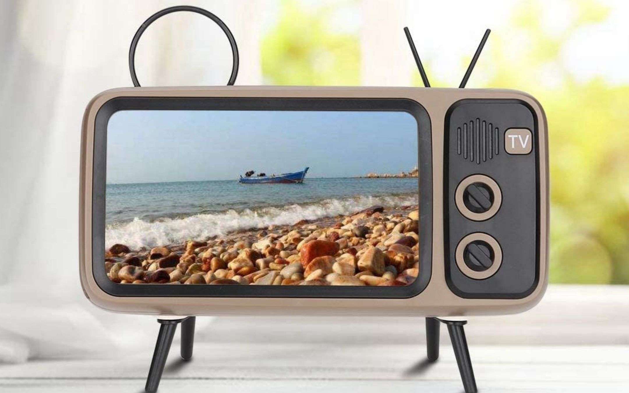 Spettacolare speaker Bluetooth TV retrò: prezzo WOW su Amazon (16€)