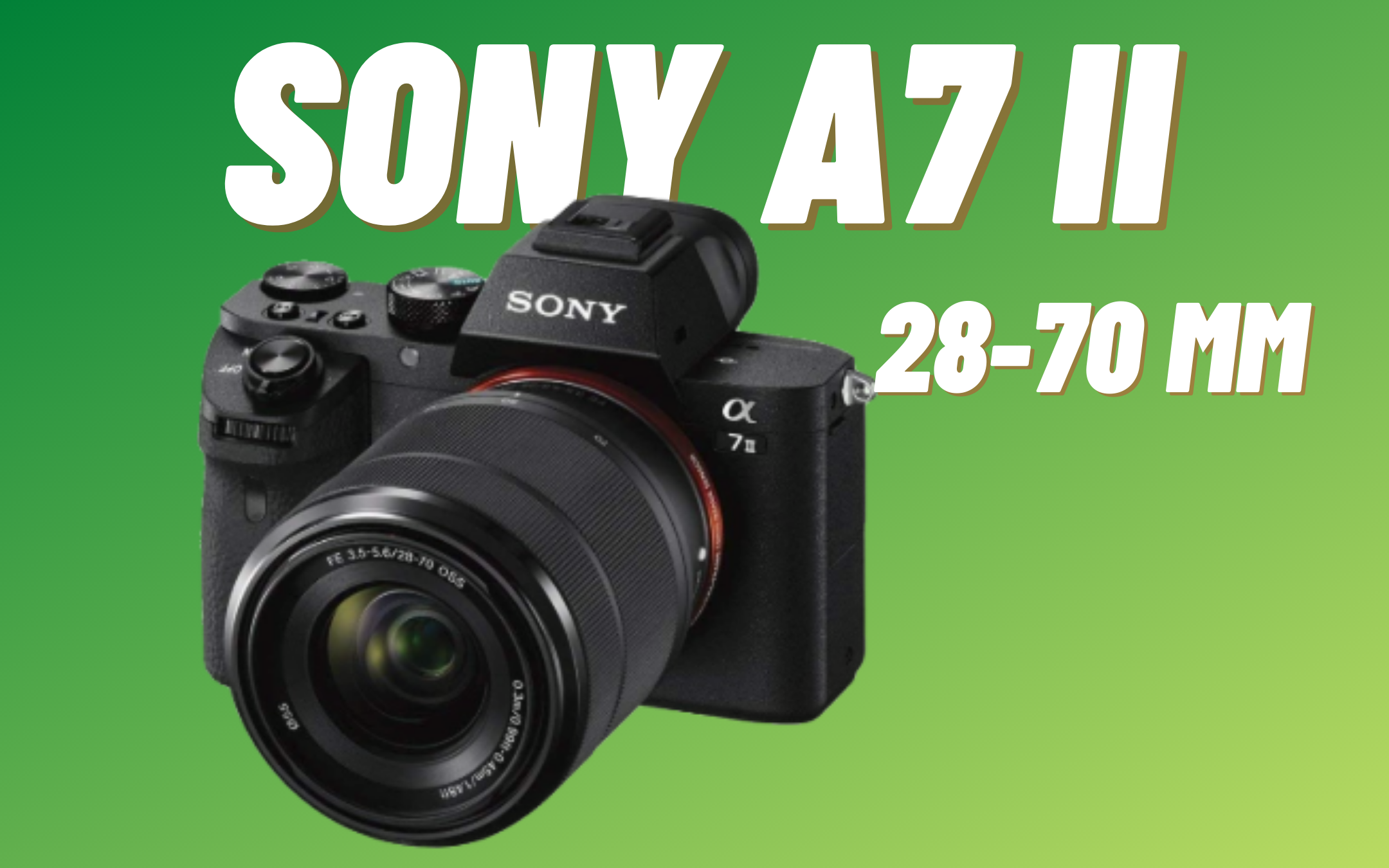 Sony A7 II: super fullframe, SUPER sconto (-362€)