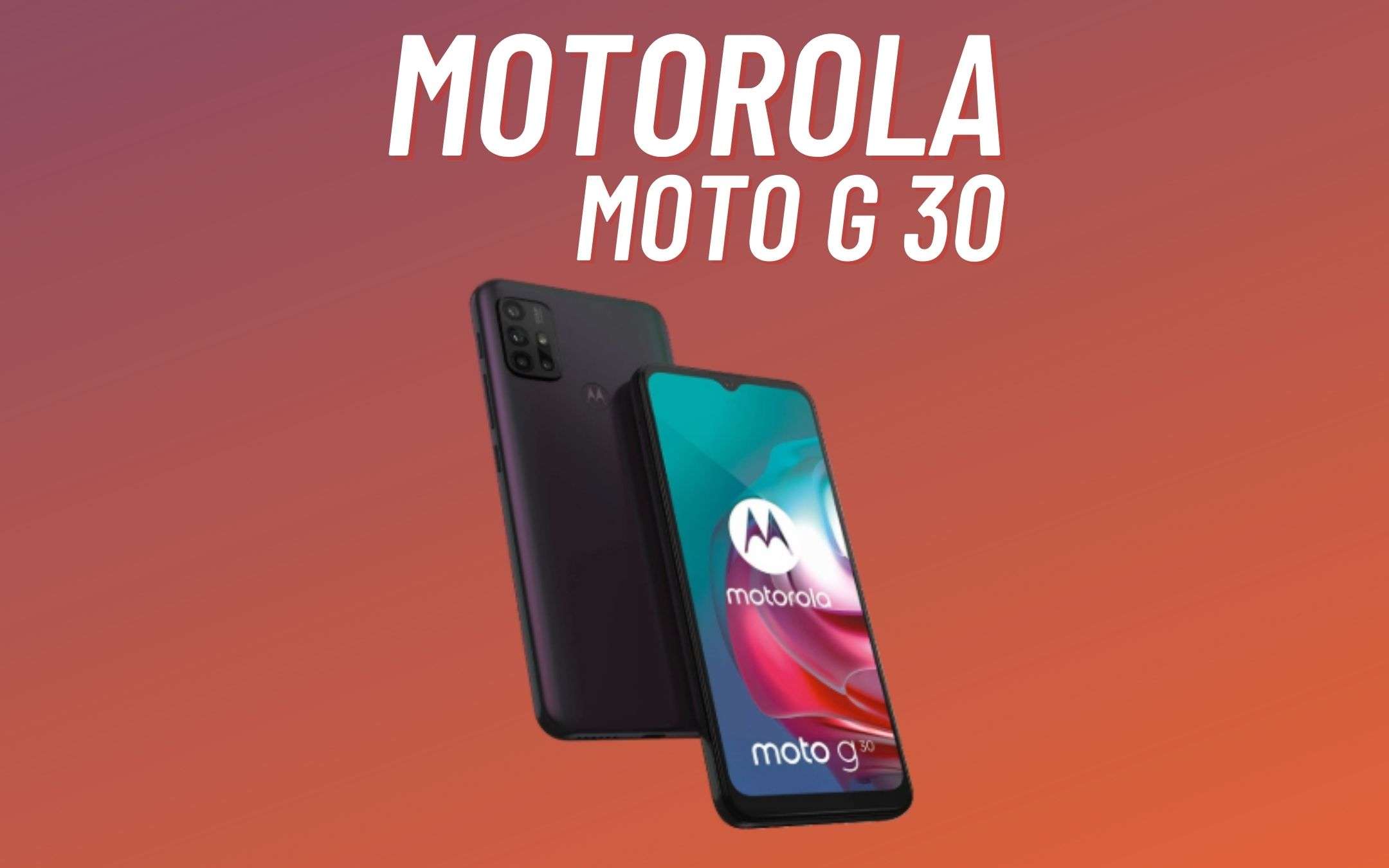Motorola Moto G 30: già scontato e spedito GRATIS