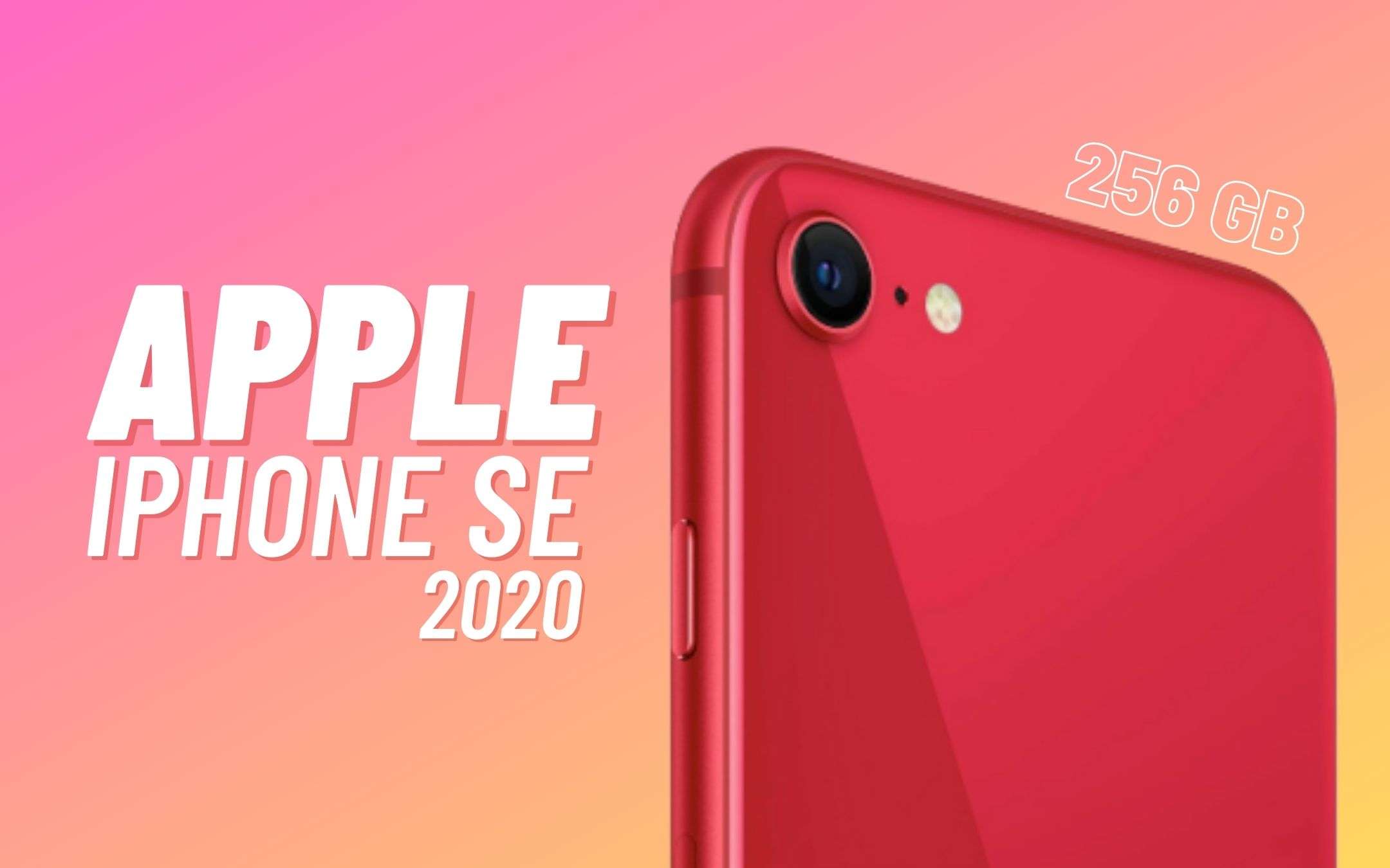 iPhone SE (2020) con ben 256 GB scontato di 93€