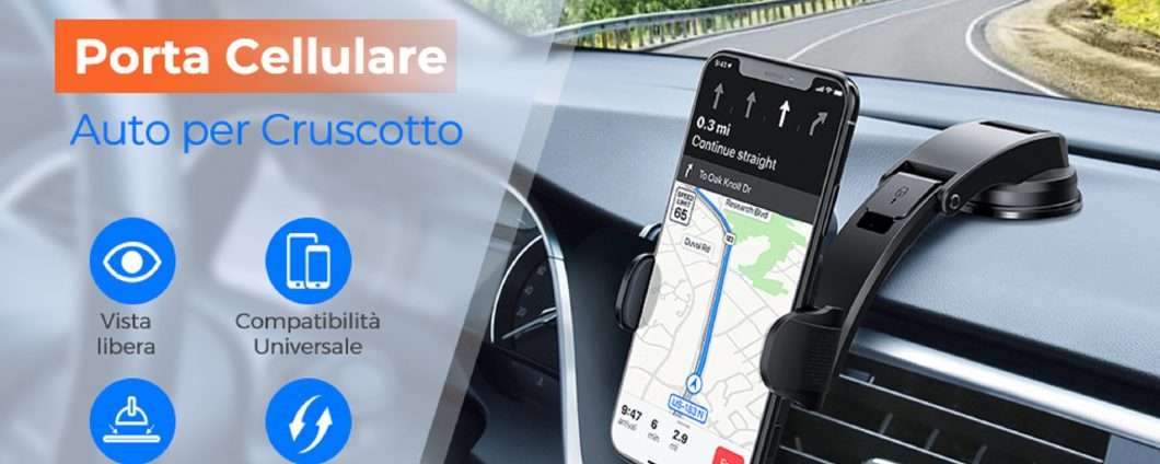 Optiline 91805 Mag Pro Orbit: Il Porta Telefono Magnetico Da Auto Con Ventosa Adesiva Che Tiene Tutto Sotto Controllo - 6