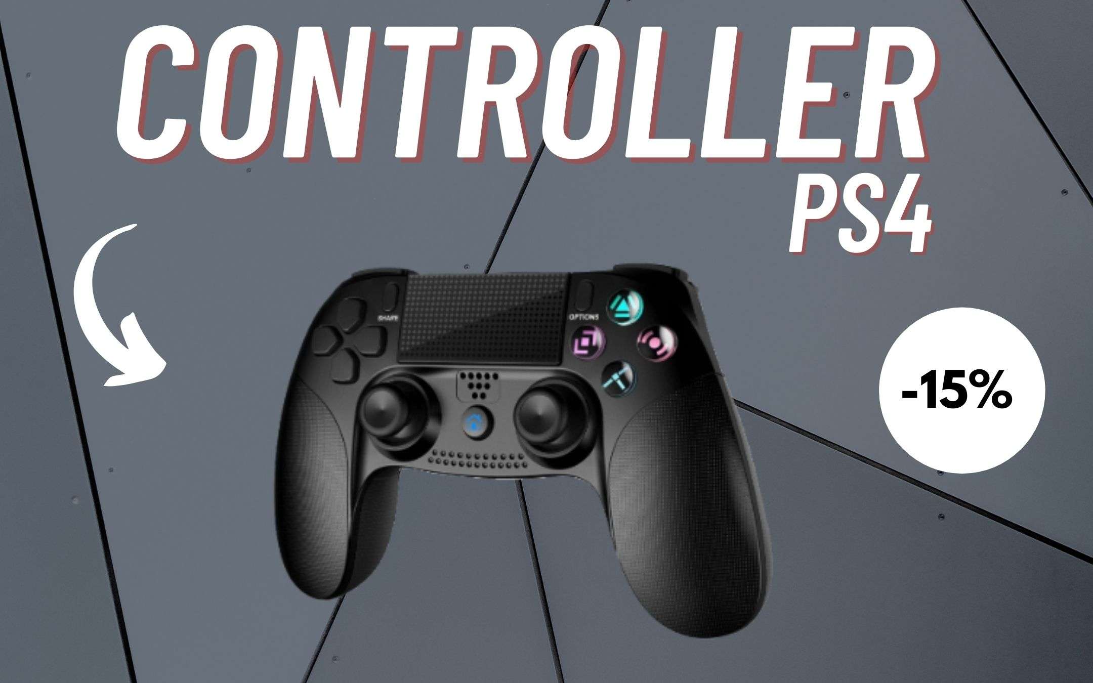 Controller per PlayStation 4 in super sconto (-15%)