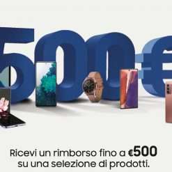 Samsung: Promo Cashback fino a 500€, scopri come