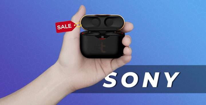 Sony WF-1000XM3: cuffie top di gamma al 31% di sconto