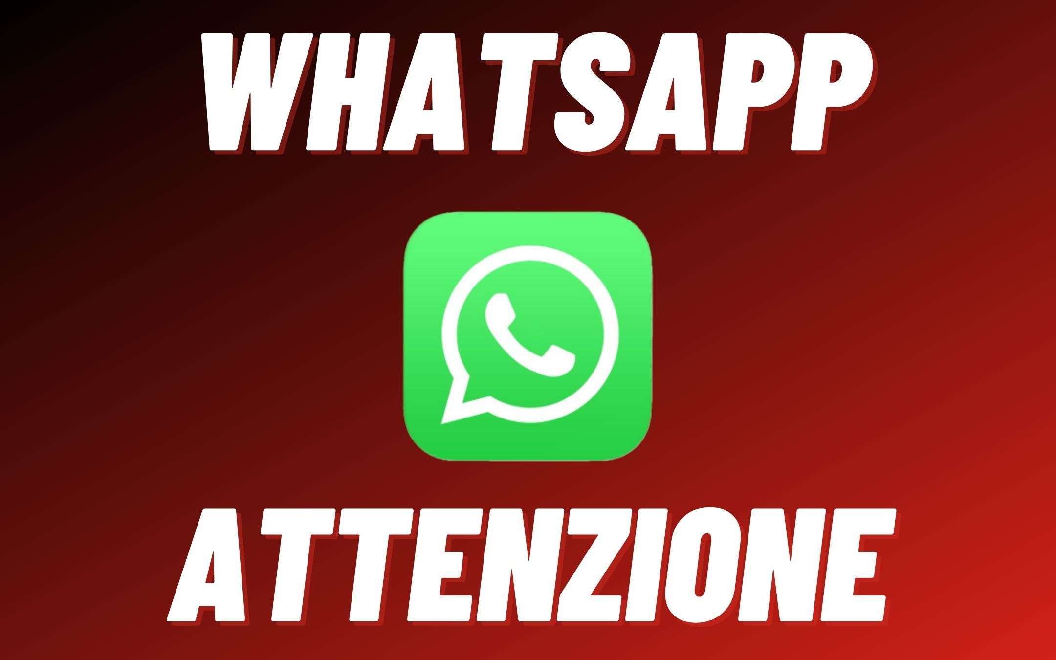 Fate ATTENZIONE a questo VIRUS su WhatsApp!