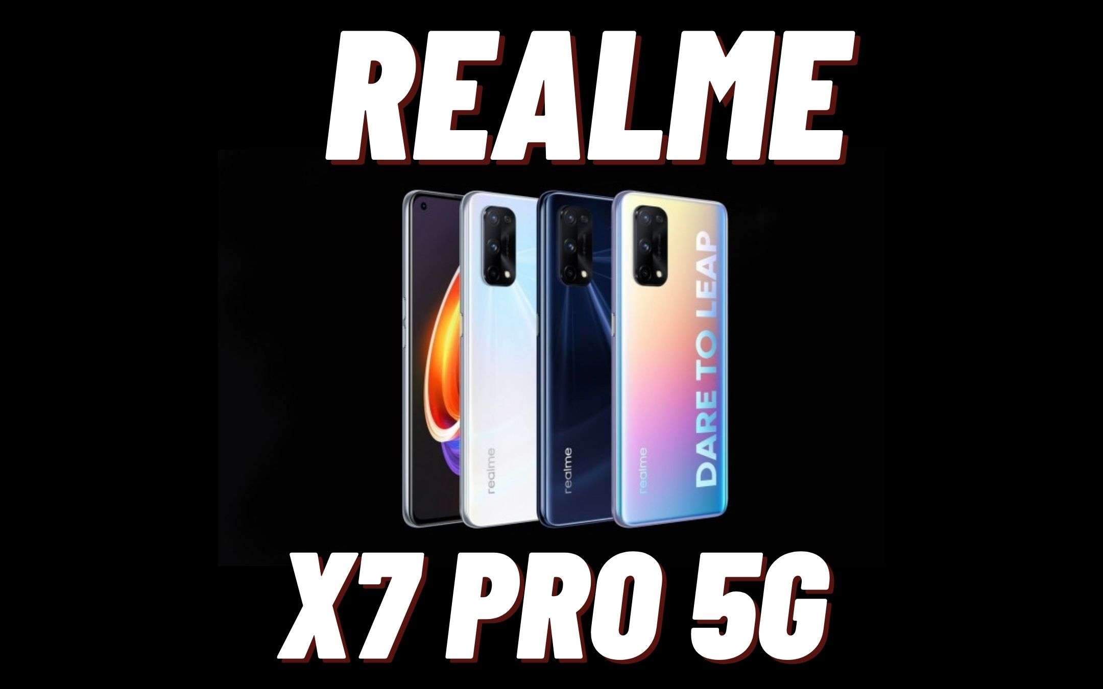 Realme X7 Pro 5G: la variante TRASPARENTE è bellissima