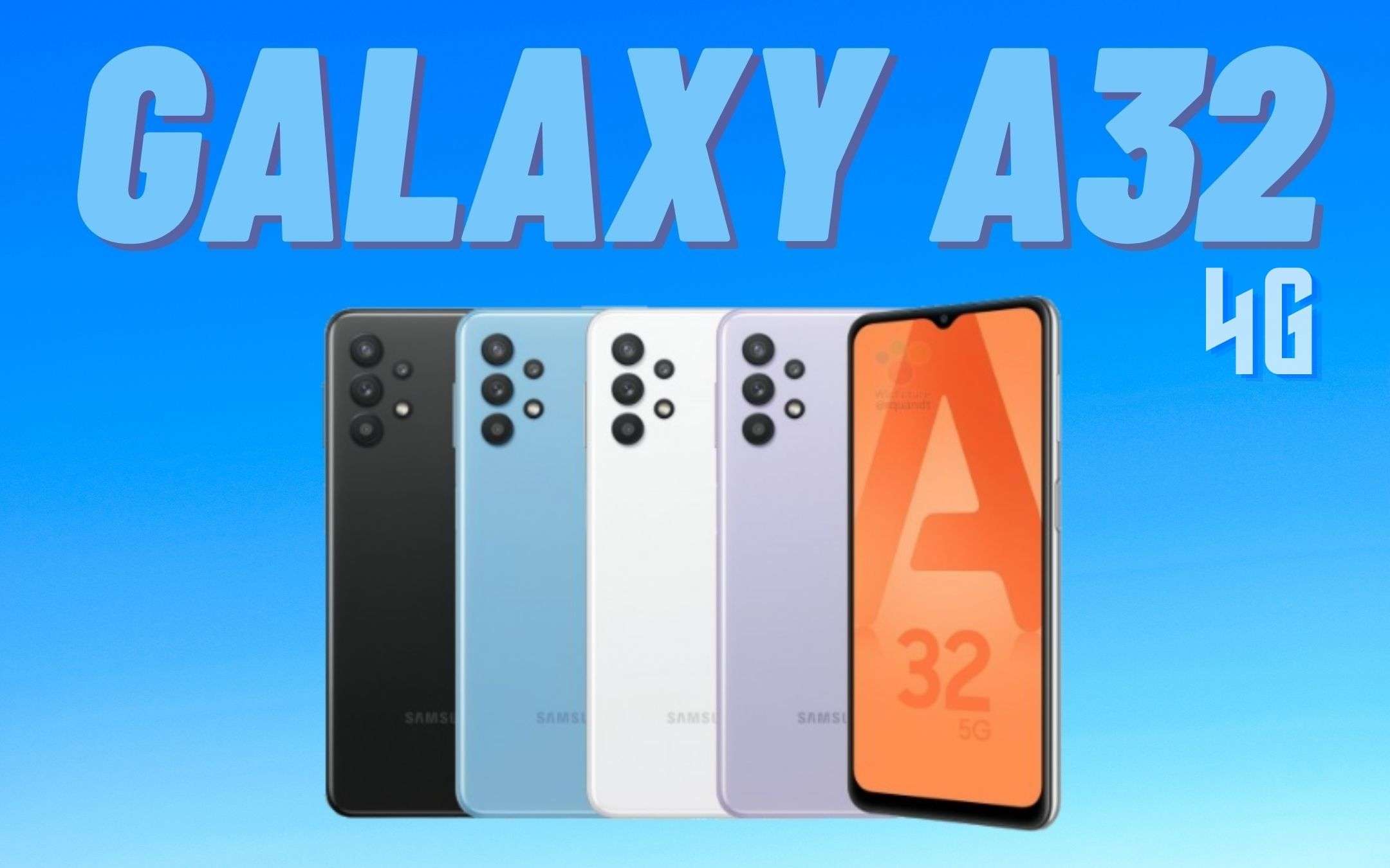 Samsung Galaxy A32 4G avrà un SUPER pannello AMOLED