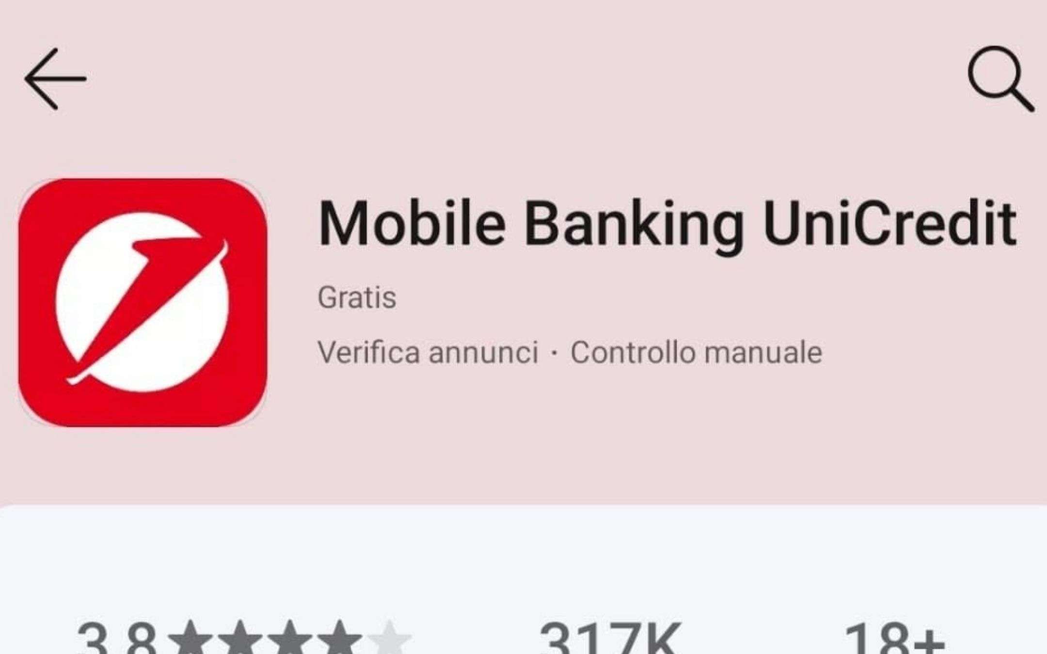 Unicredit: l’applicazione è su Huawei AppGallery