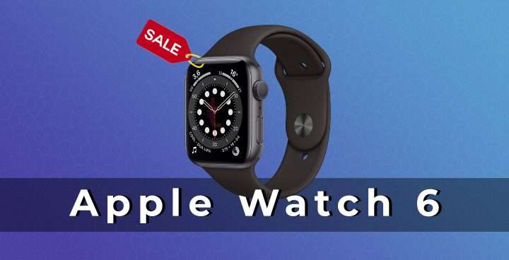 Apple Watch 6: la versione da 44mm in offerta su Amazon