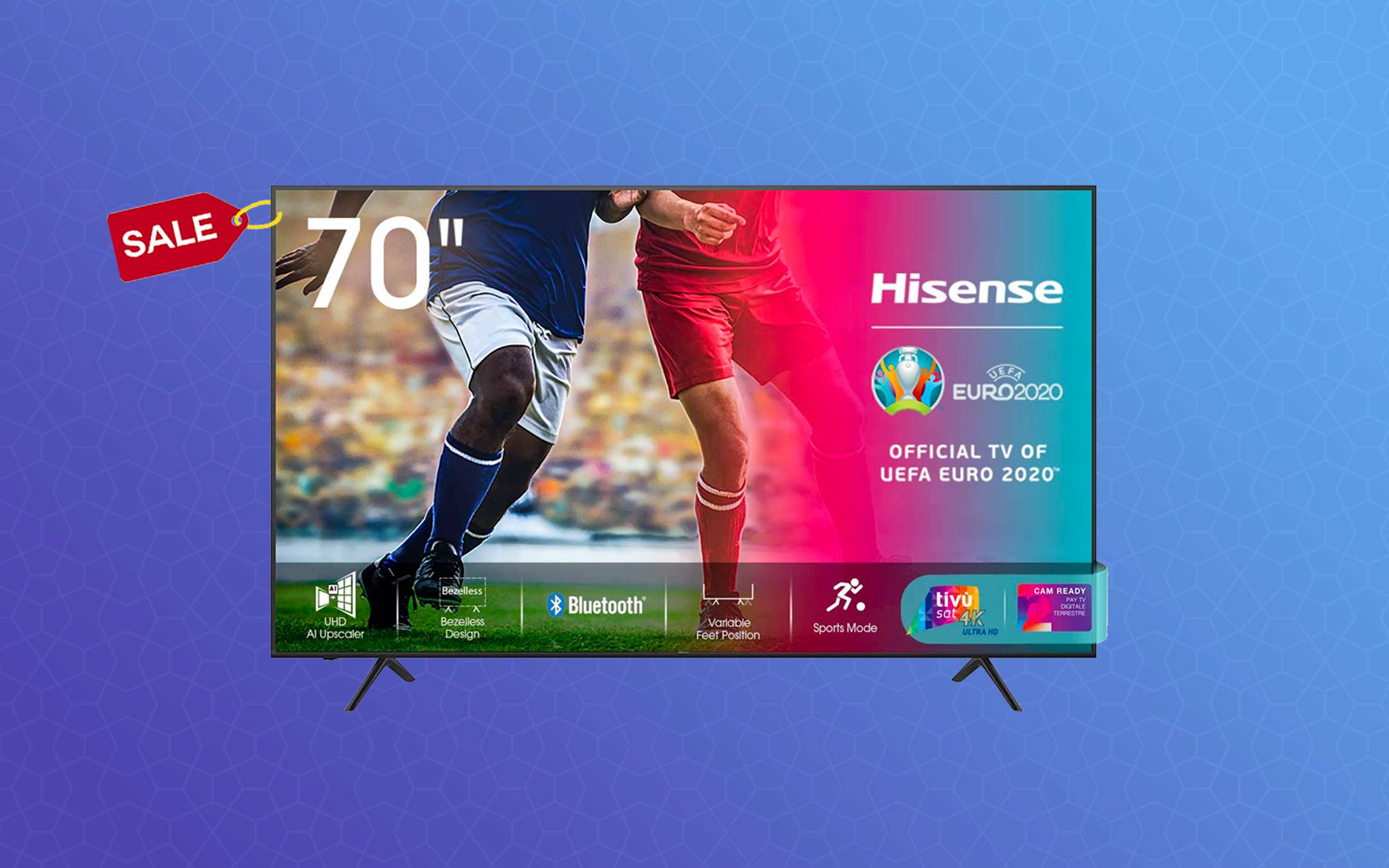 SmartTV Hisense 70 pollici oggi scontata di ben 150€