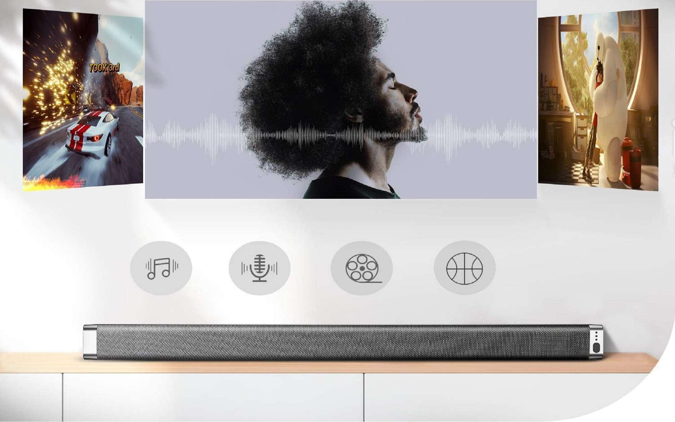 Soundbar Bomaker da 80W scontata del 46%