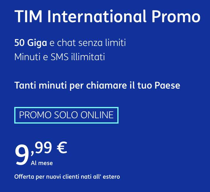 TIM International Promo