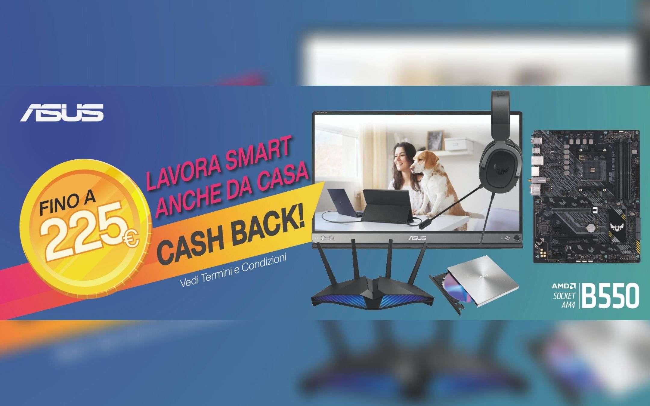 ASUS: super cashback fino a 225€ su tantissimi prodotti ASUS: super cashback fino a 225€ su tantissimi prodotti