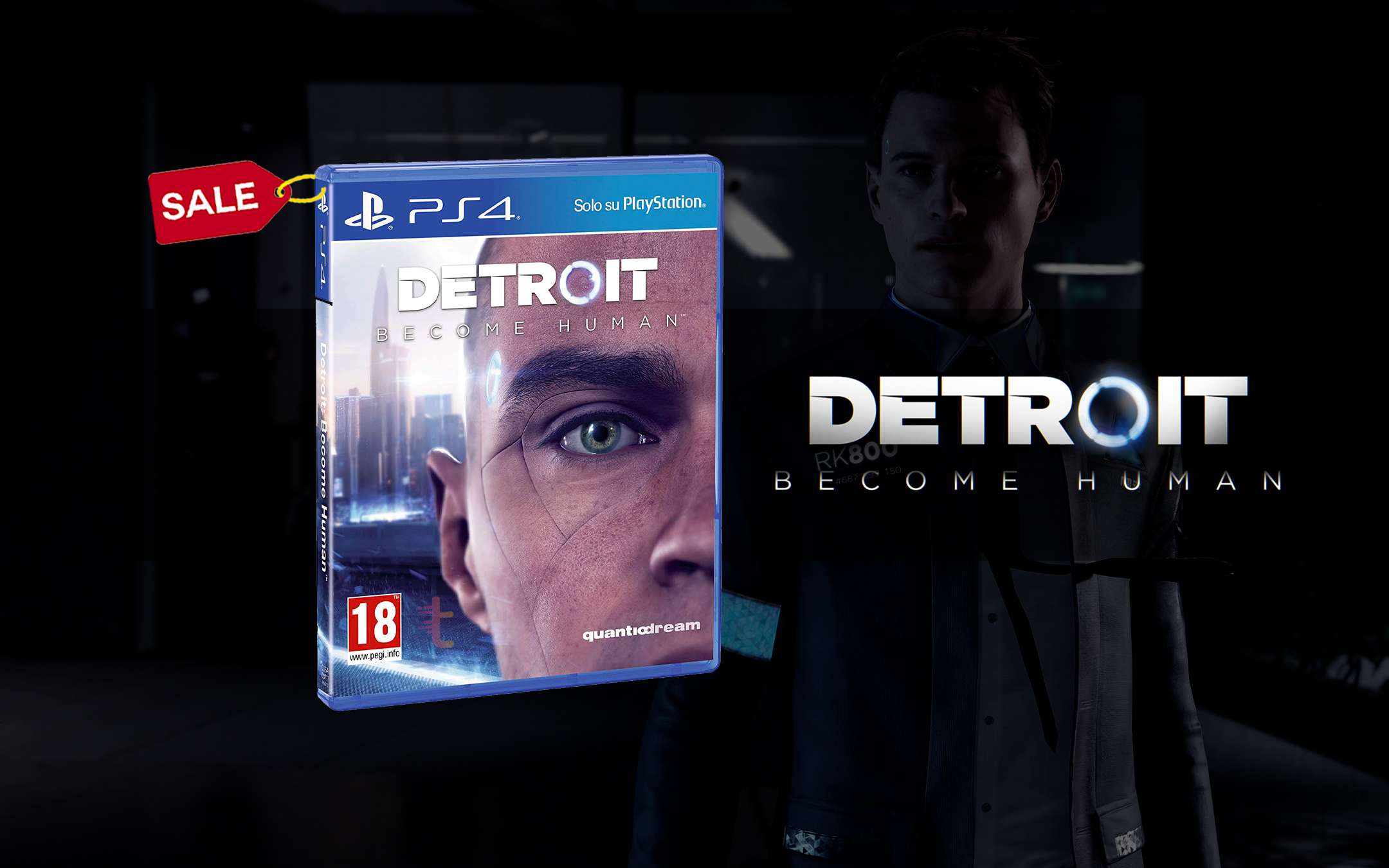 Detroit: Become Human per PS4 in offerta a 19,99€ (-36%)