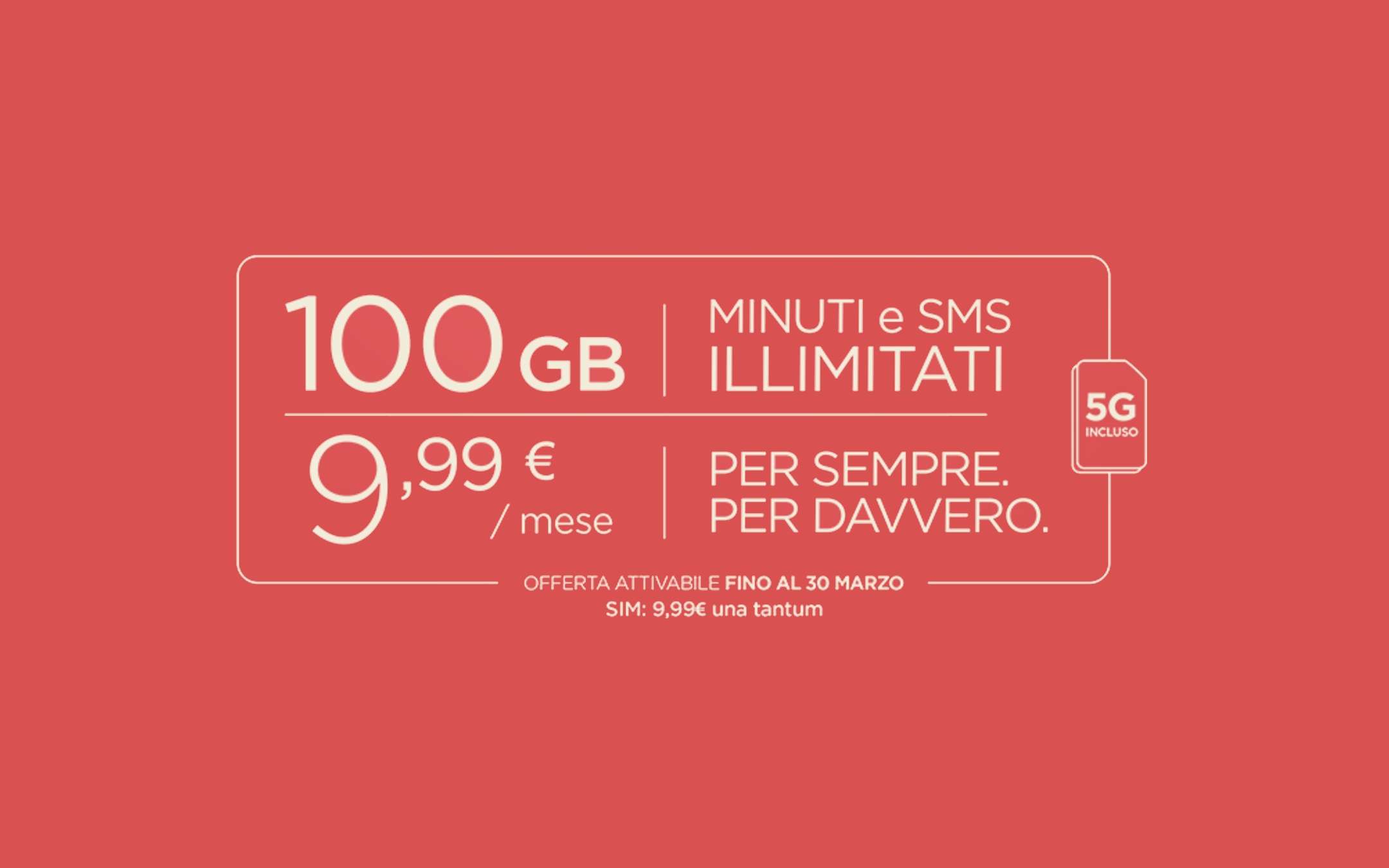 Flash 100: promo 5G di Iliad a meno di 10€ al mese