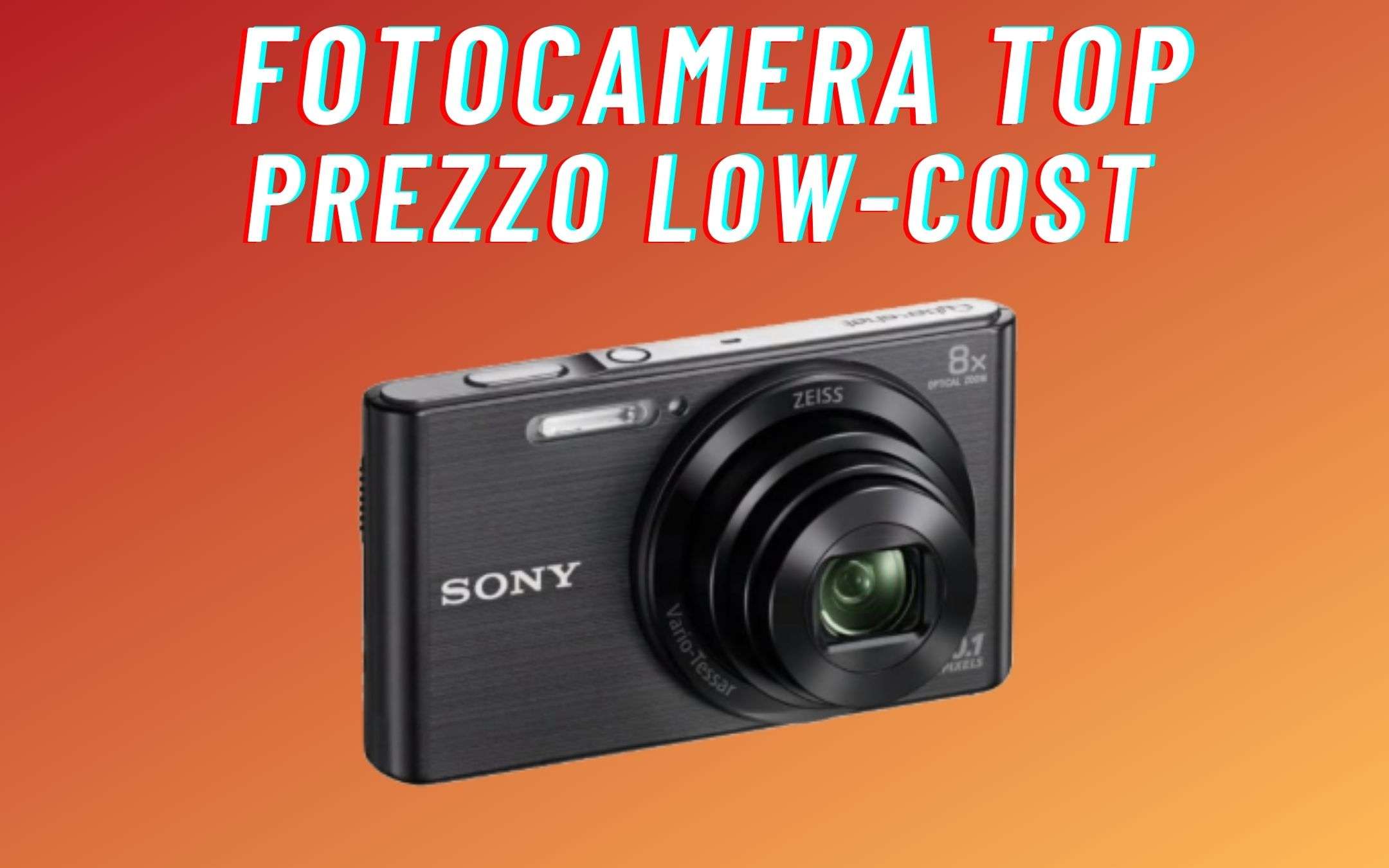 Fotocamera Sony TOP, prezzo SUPER low-cost (110€)