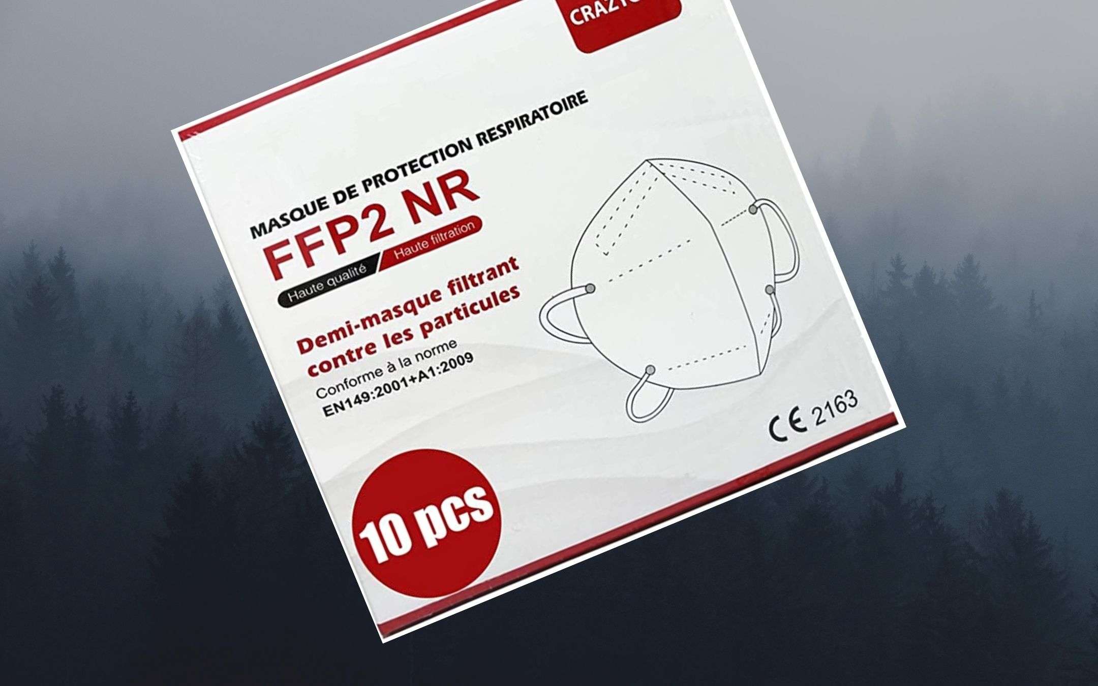 10 mascherine FFP2 CE a 7,99€: Amazon, spedito gratis