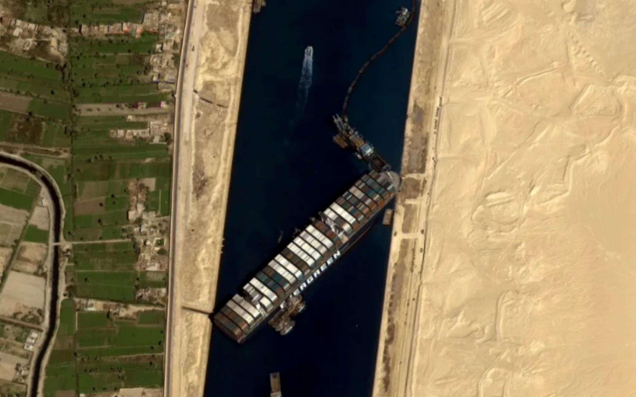 Anche voi potete spostare la nave nel Canale di Suez