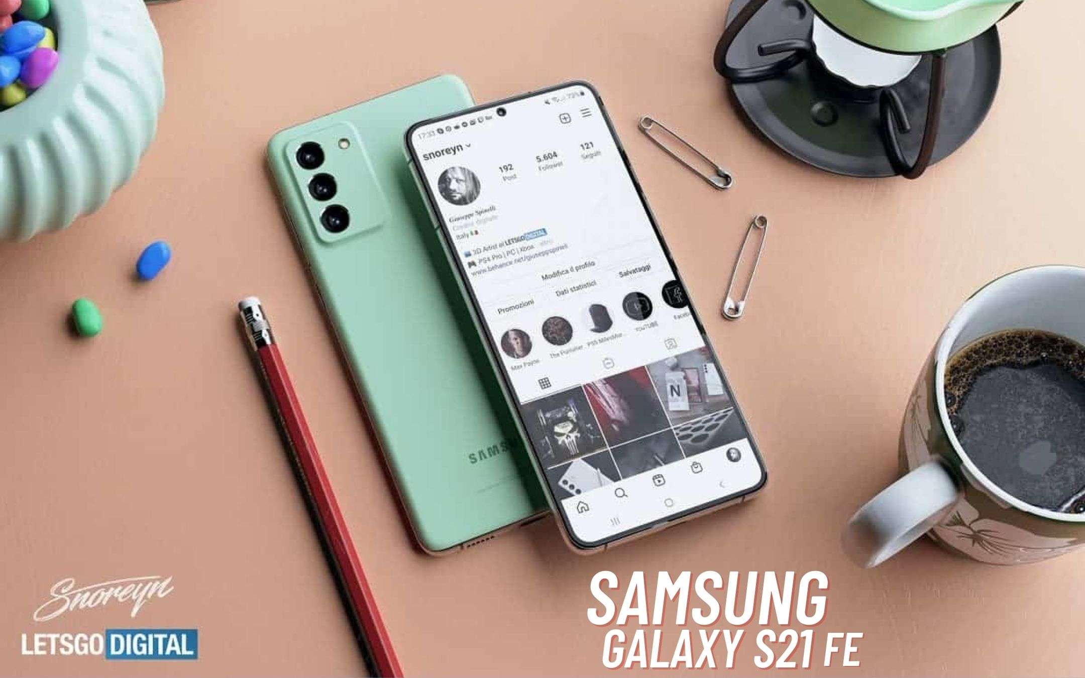 Samsung Galaxy S21 FE: ecco come sarà (FOTO)