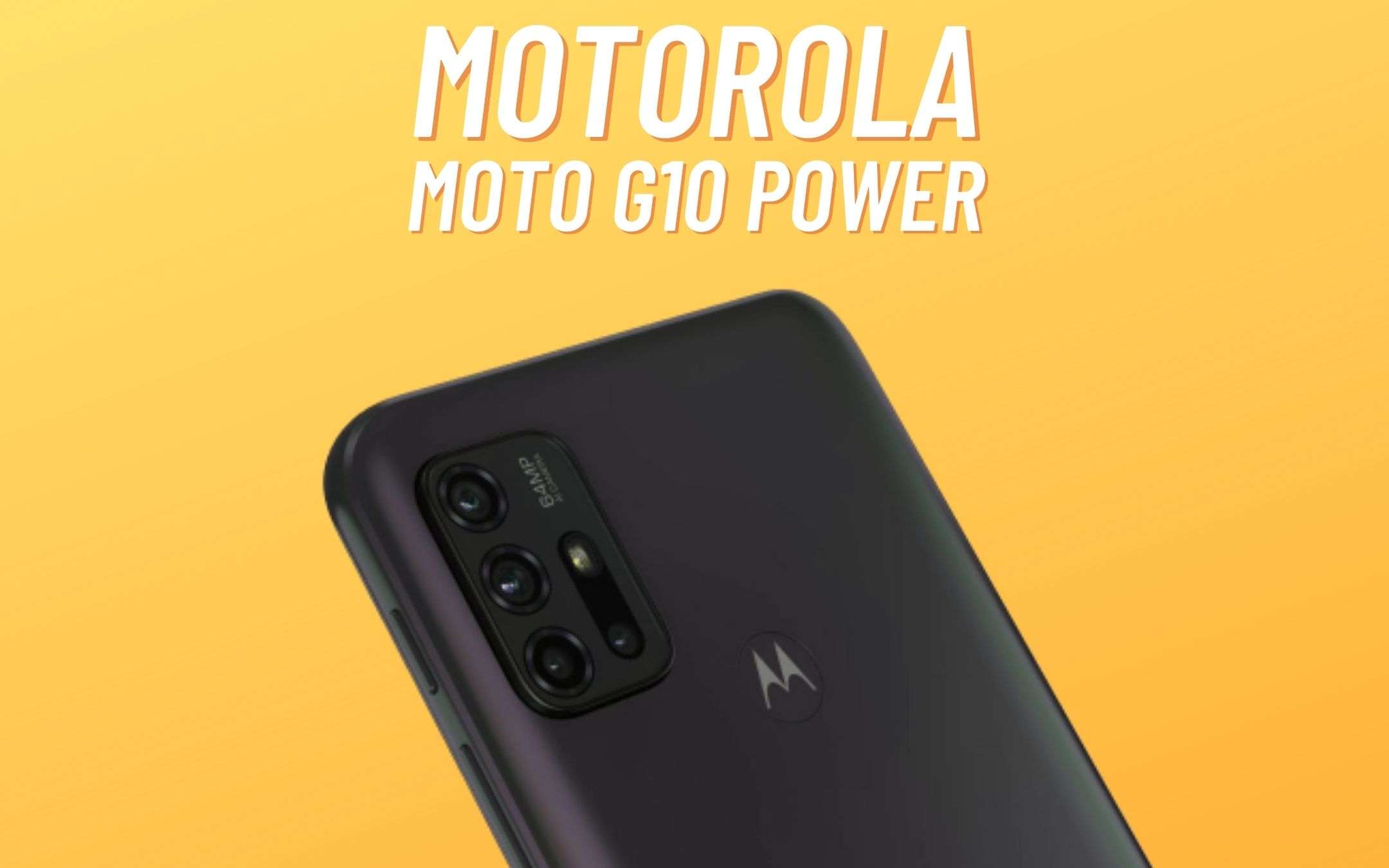 Motorola Moto G10 Power: svelato in un nuovo teaser