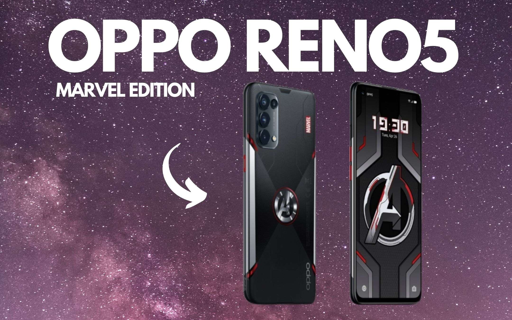 OPPO Reno5 Marvel Edition: solo per supereroi!