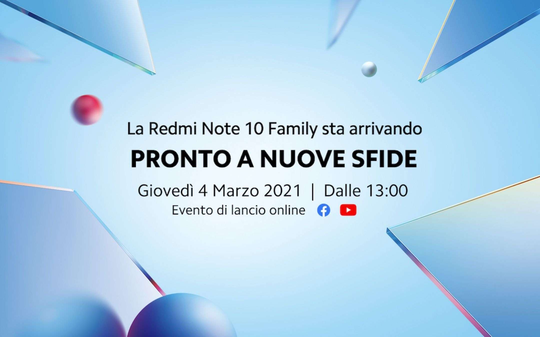 Redmi Note 10 arriva oggi: come seguire lo streaming