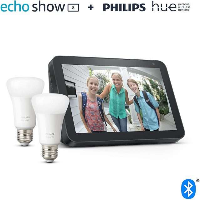 Echo Show 8 e Philips Hue insieme a prezzo wow (-70€)