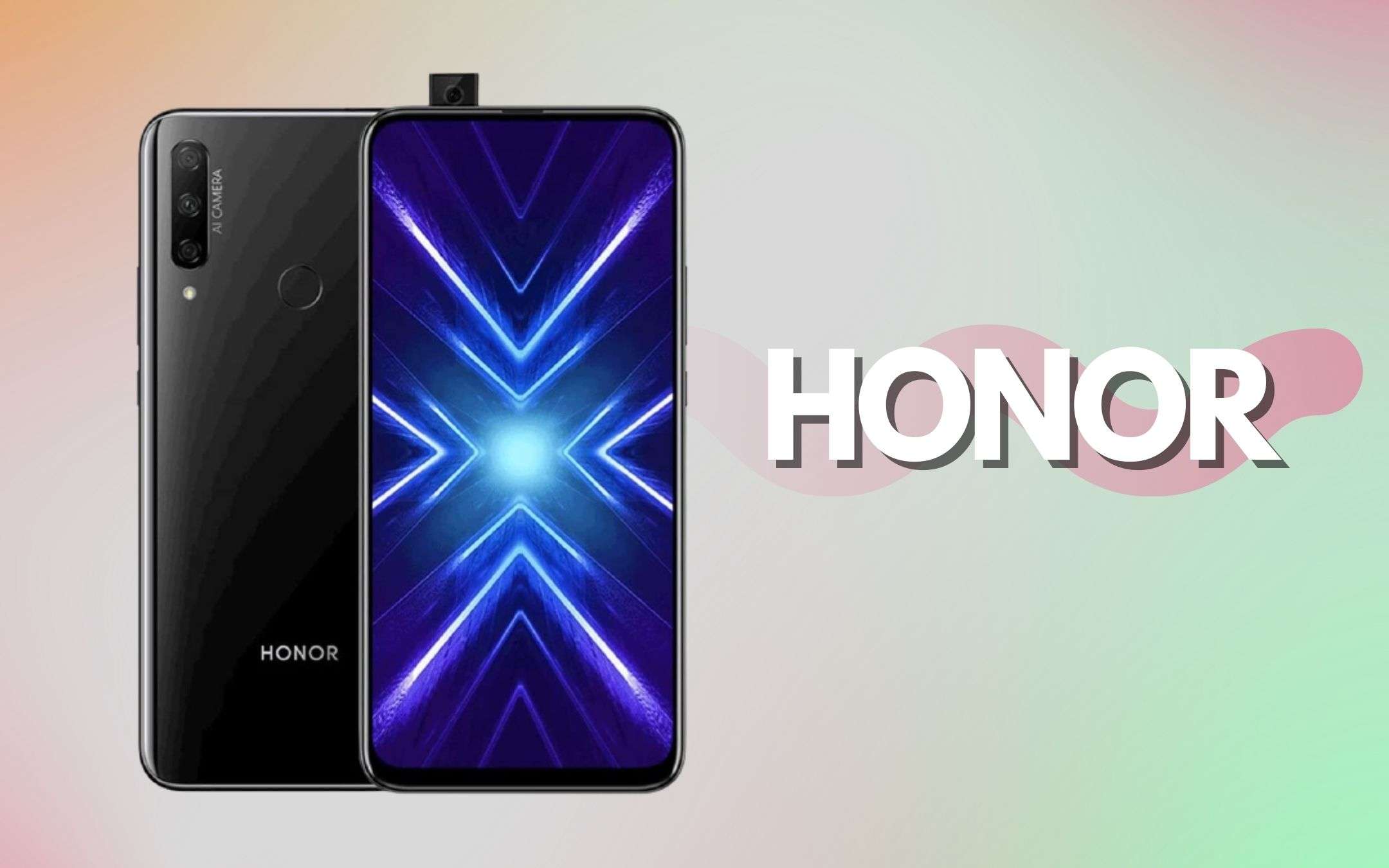 Honor 9X: display infinito e fotocamera Pop-up (coupon)