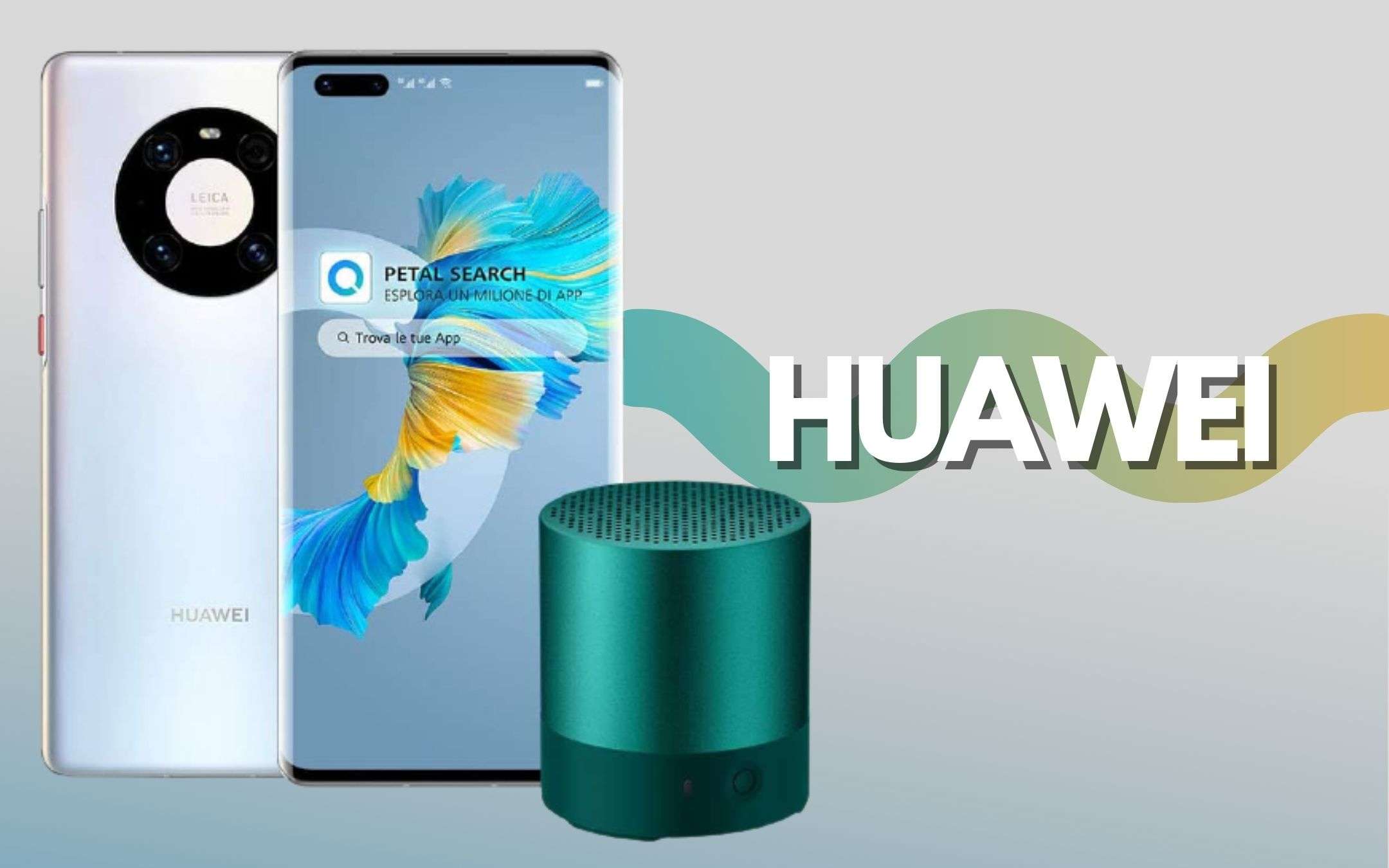 Huawei Mate 40 PRO in offerta con speaker Bluetooth