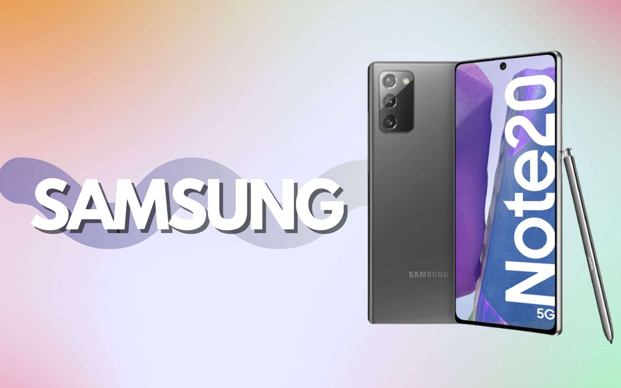 Samsung Galaxy Note20 5G a prezzo incredibile (-380€)
