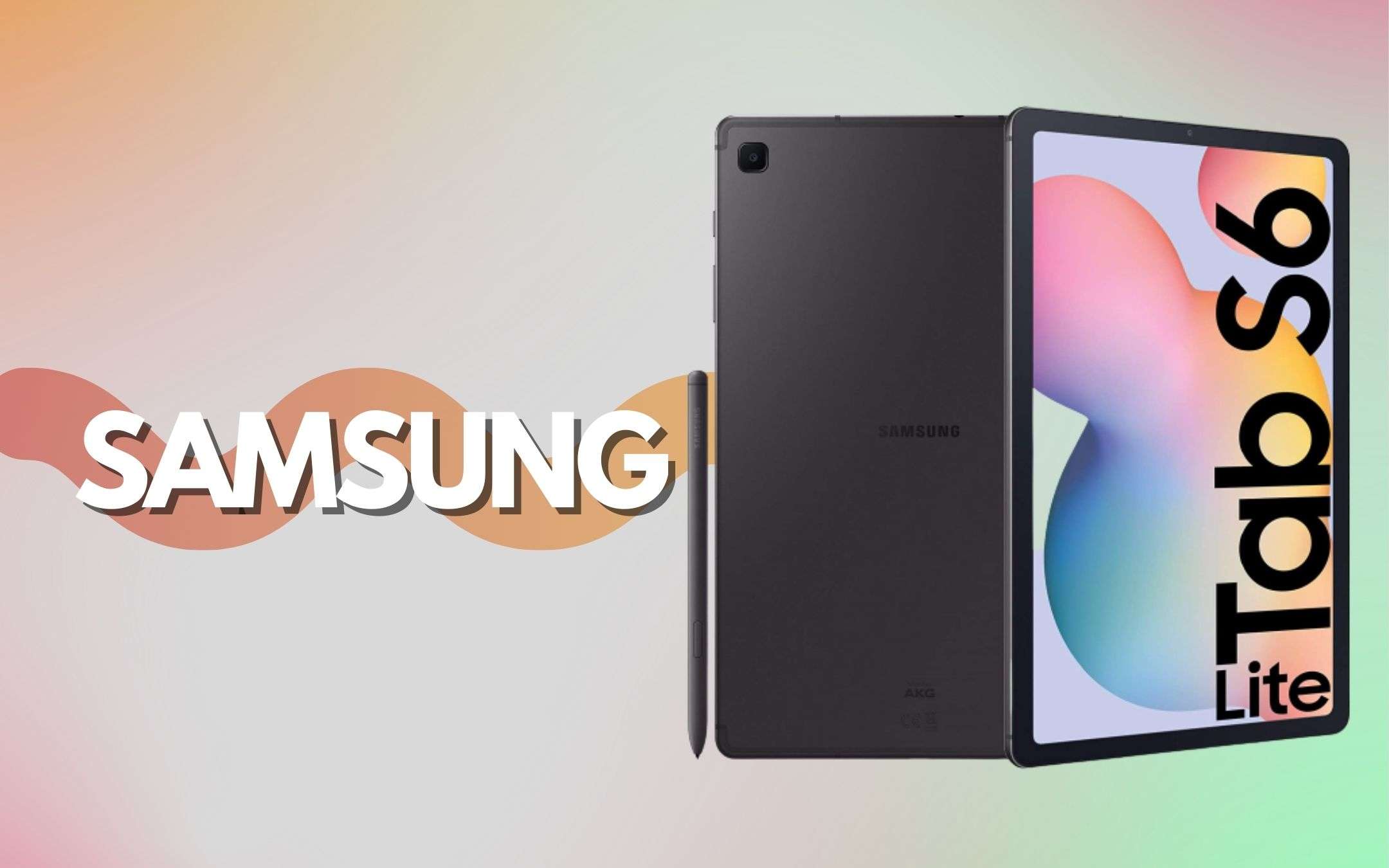 Samsung Galaxy Tab S6 Lite in offerta su Amazon (-90€)