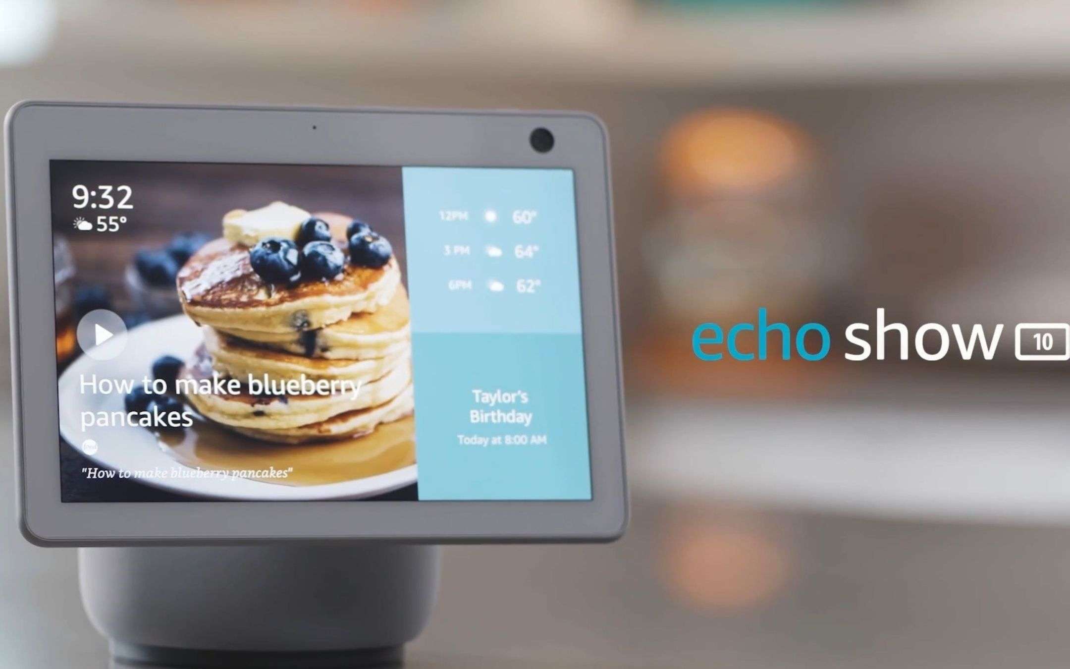 Amazon Echo Show 10: arriva il supporto a Zoom