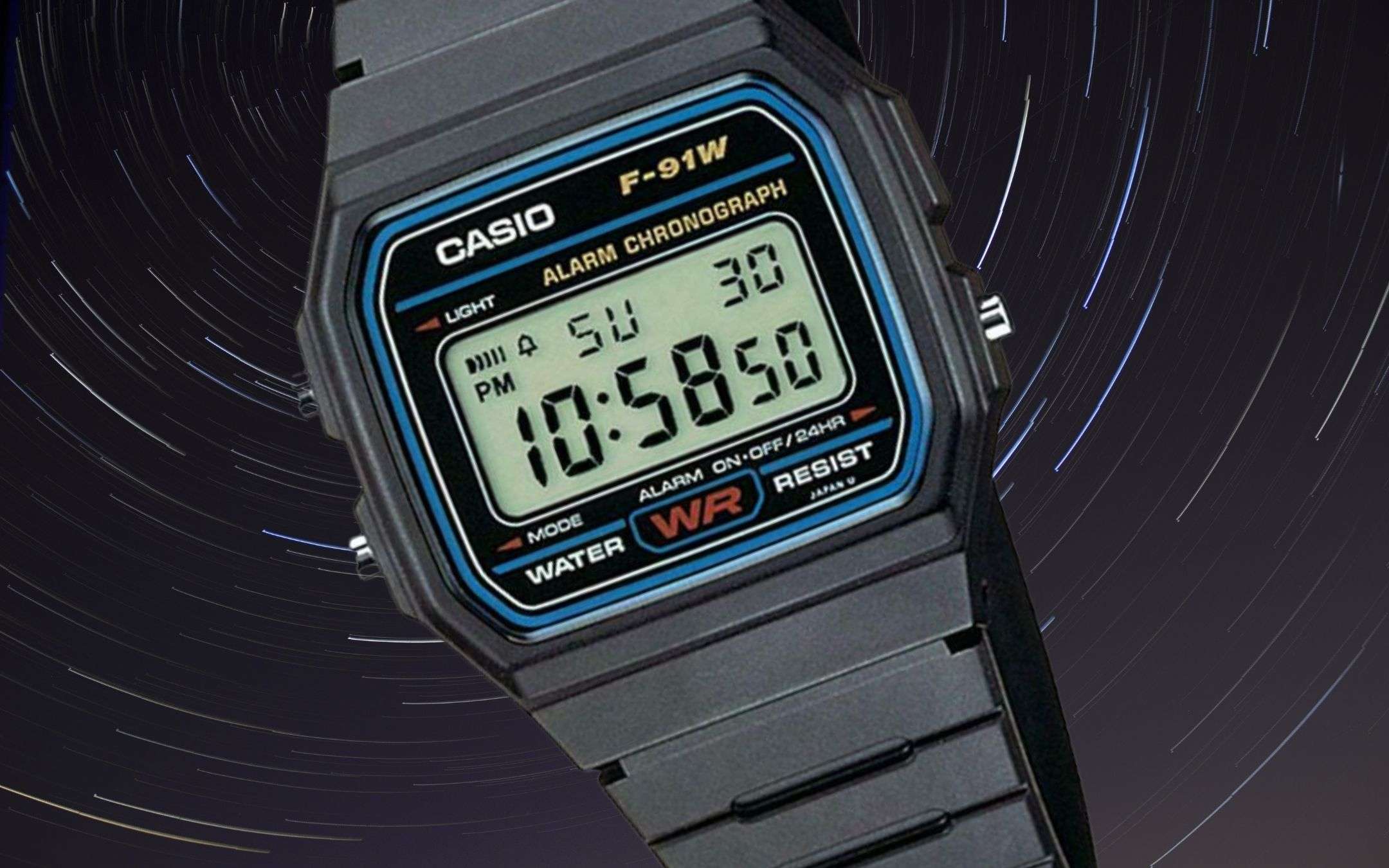 L'intramontabile orologio CASIO F-91W a soli 20€ su eBay!