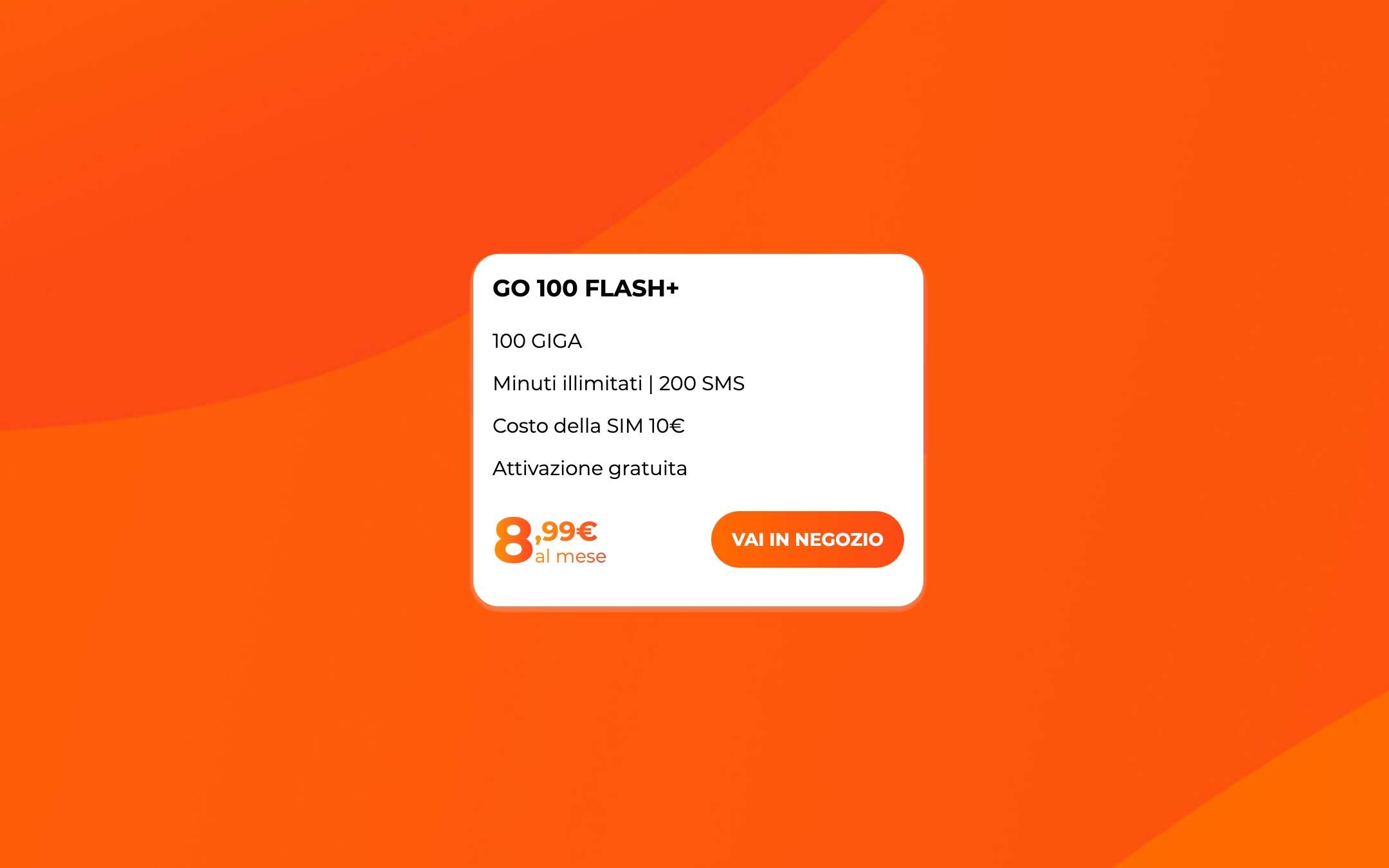 GO 100 Flash+: nuova promo bomba di WINDTRE