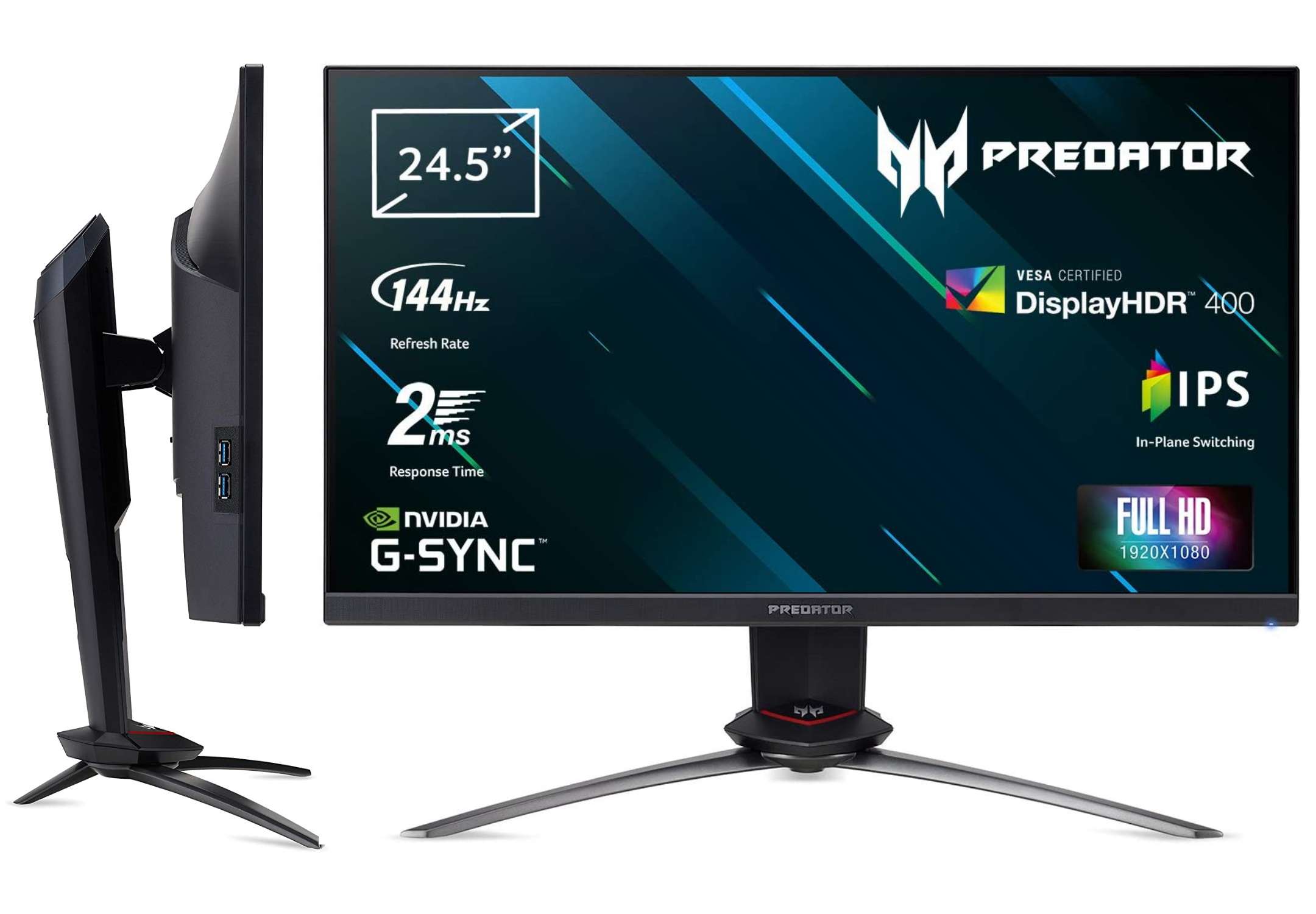 Monitor gaming FHD IPS e G-Sync a meno di 300 euro