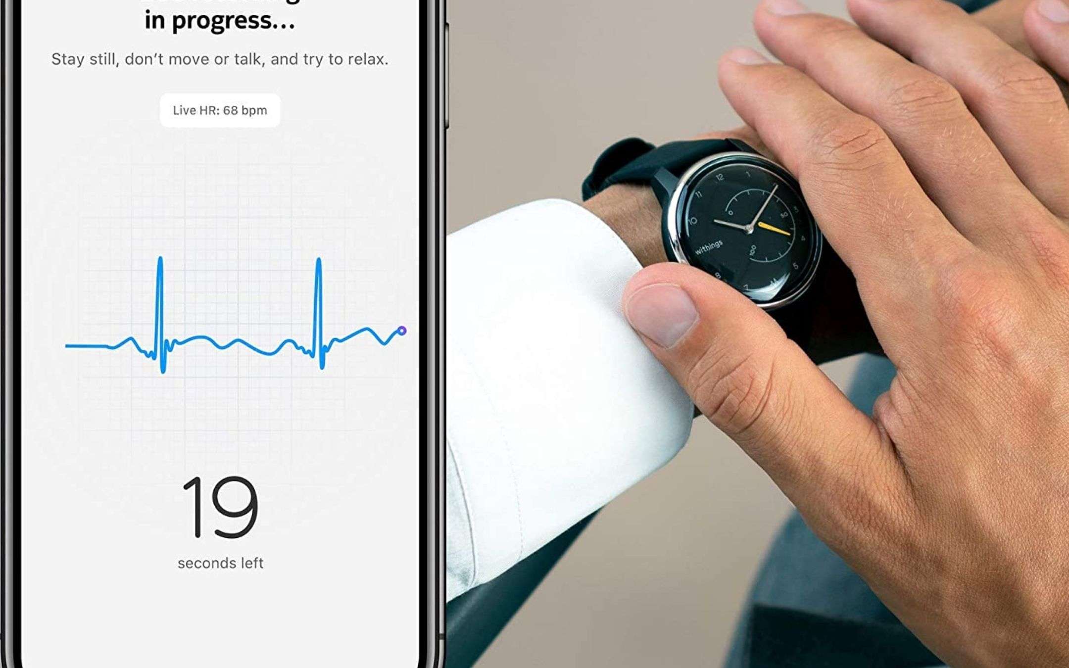 Elegante smartwatch ibrido con ECG: offerta TOP su