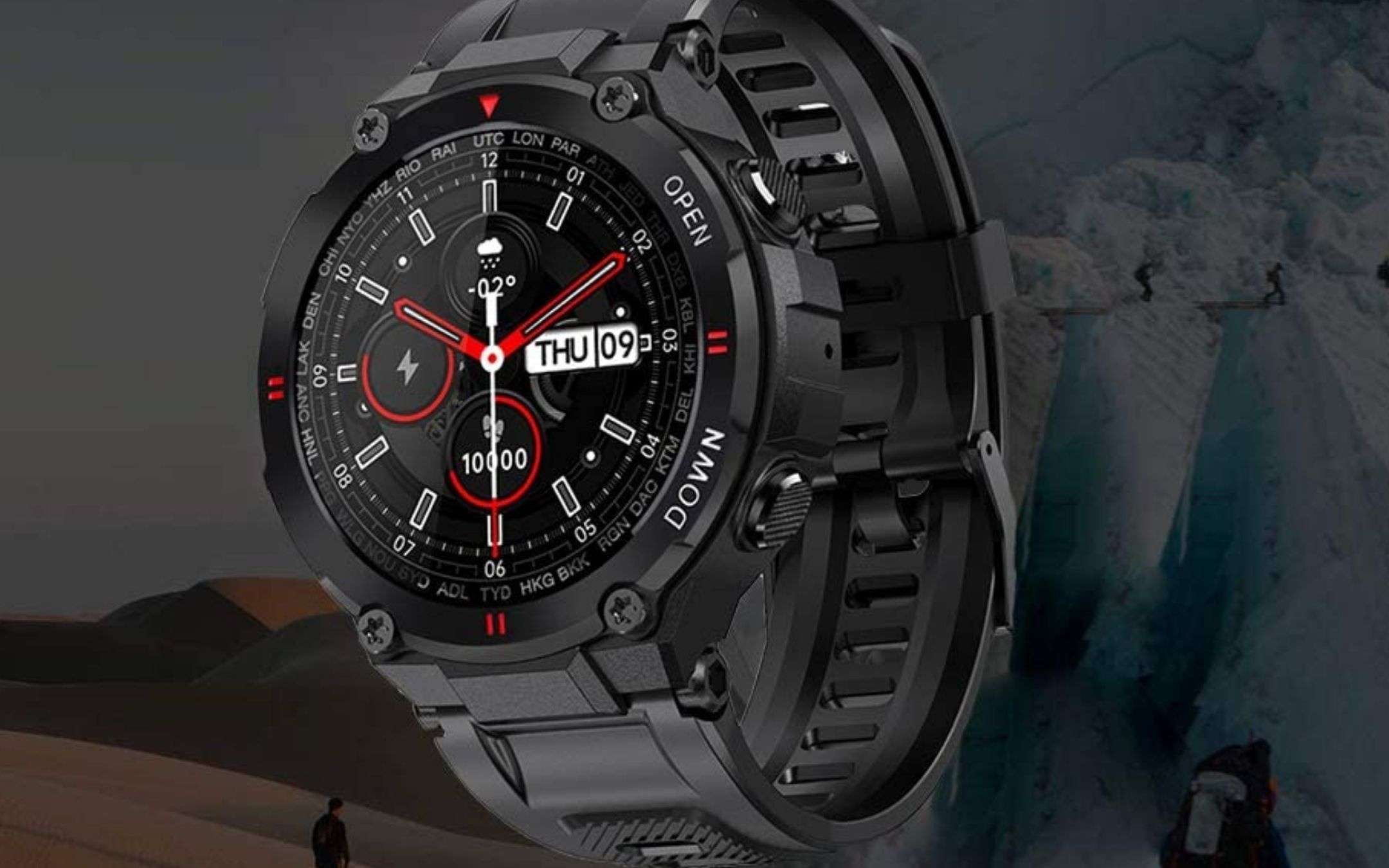 Smartwatch stile militare a 41€: BOMBA Amazon