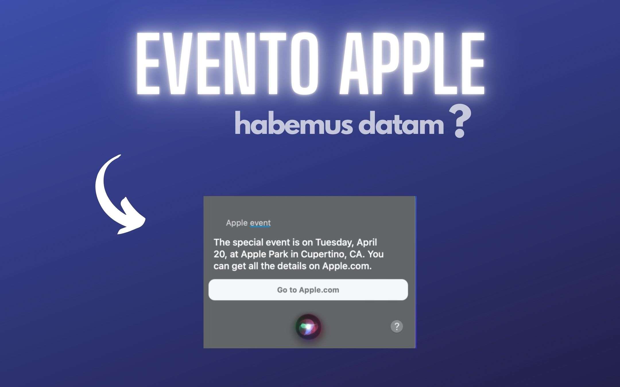 Habemus datam: evento APPLE il 20 aprile? (RUMOR)