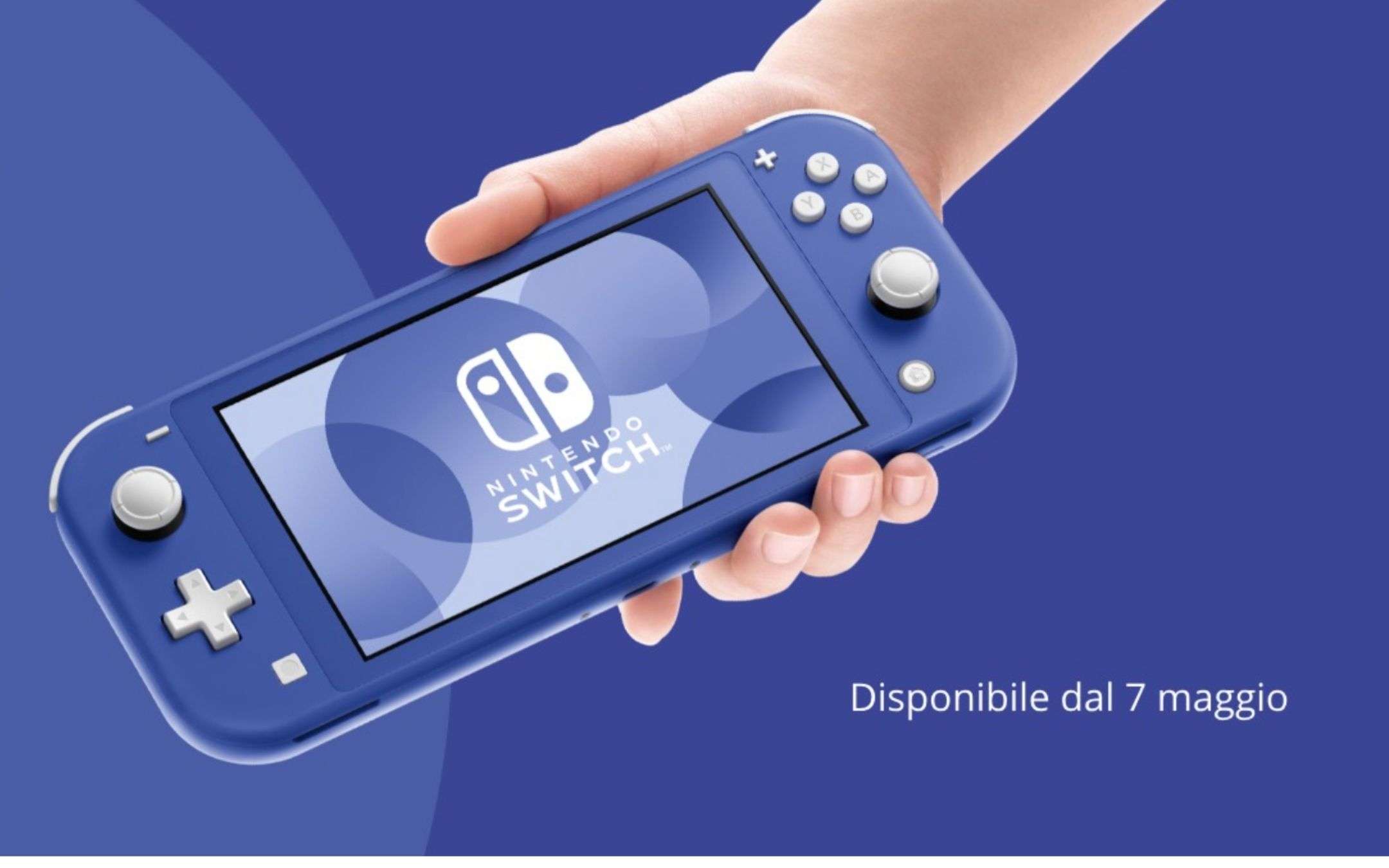 Nintendo Switch blu: disponibile dal 7 maggio