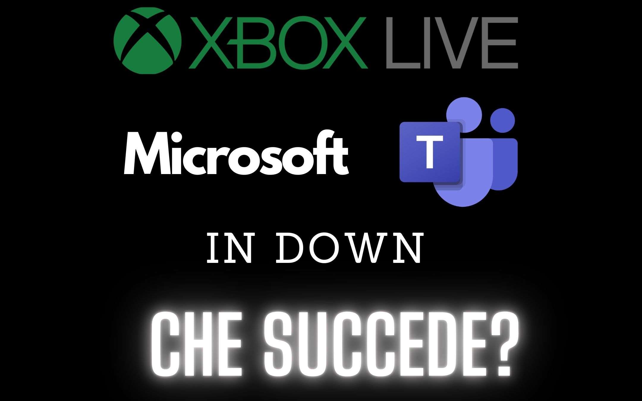 Microsoft Teams e Xbox Live in DOWN: che succede?
